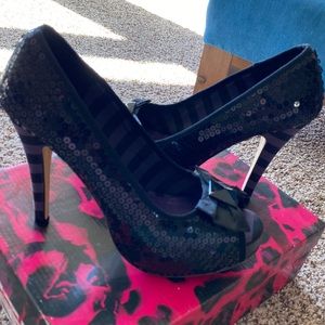 Rare! Iron Fist Ruby Slipper Platforms Purple Sz. 9💜